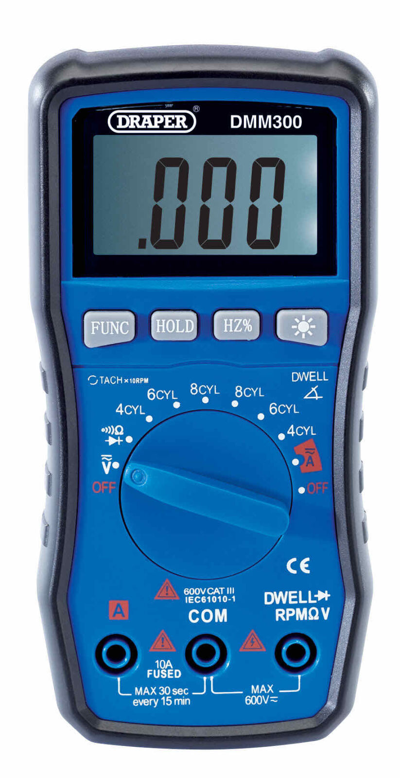Multimeter Cf200 Multimeter 2A-10A, 200MV-600V | Draper Tools Europe